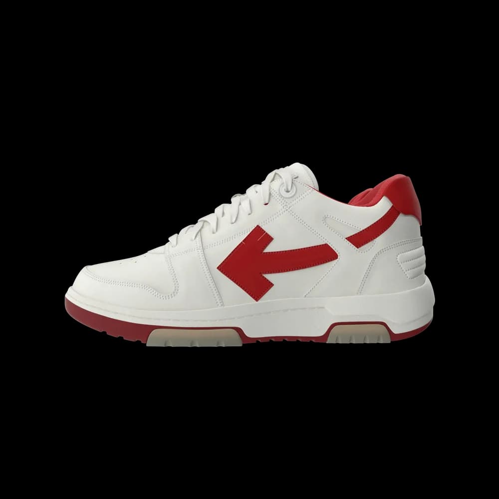 Sports Sneakers Off White & Red