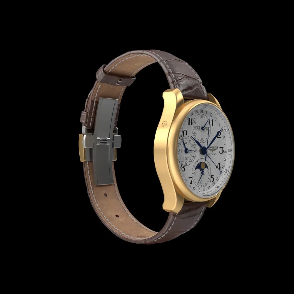 Brown Leather Belt Watch