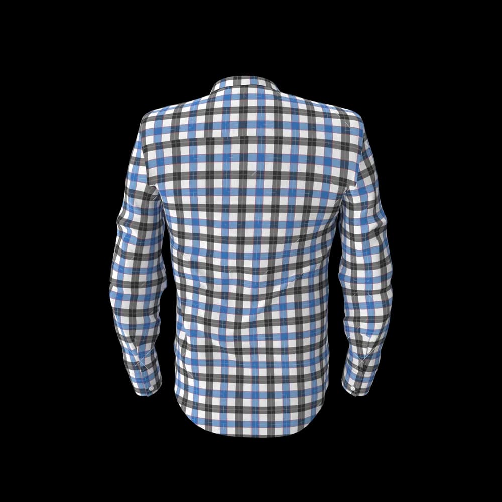 Blue & Black Check Shirt
