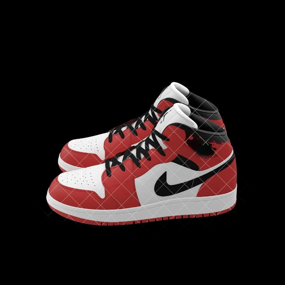 Nike Air Jordan 1 Red And Black