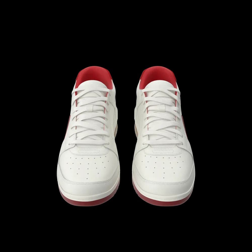 Sports Sneakers Off White & Red