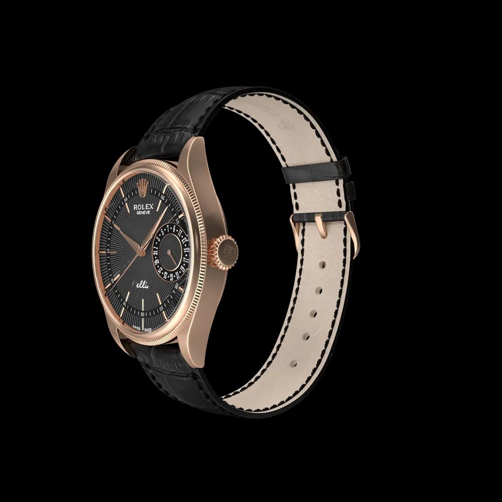 Rolex Cellini Date Black Dial